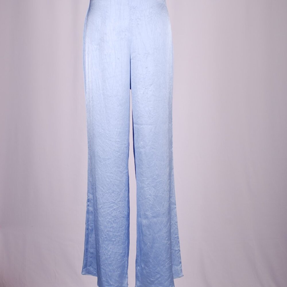 EUC Vince High-Rise Satin Wide Leg Pant, Sz - Lg - Picture 4 of 8